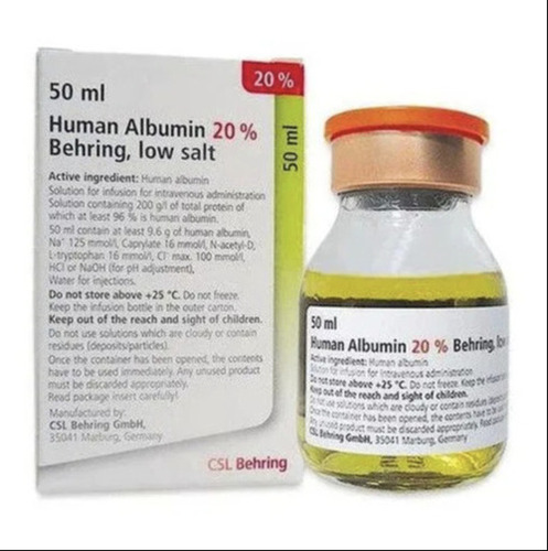 Human Albumin Behring Injection - Dosage Form: Liquid