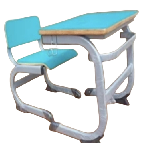 School Table Chair - Color: Blue And White