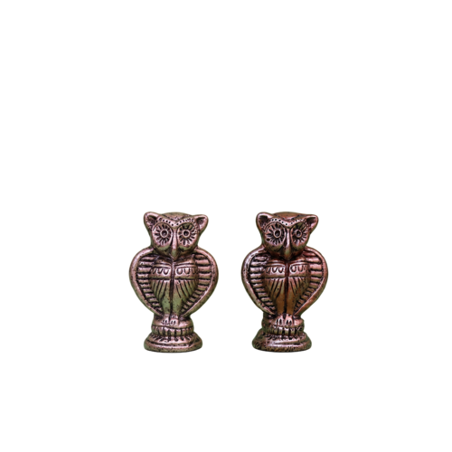 Tecksoi Terracotta Mitti Owl Showpiece - Design Type: Folk Airt