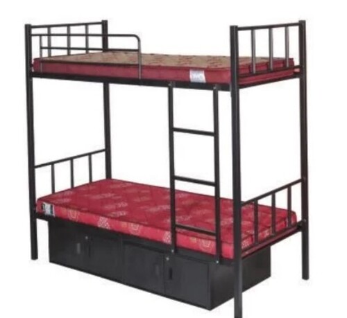 2 Tier Metal Bunk Bed - Assembly: No Assembly Required