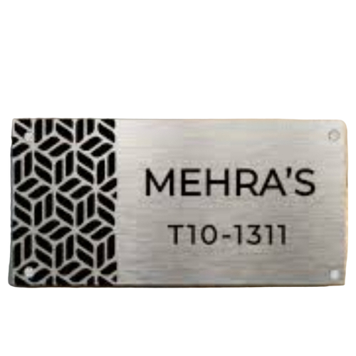 Embossed Nameplate
