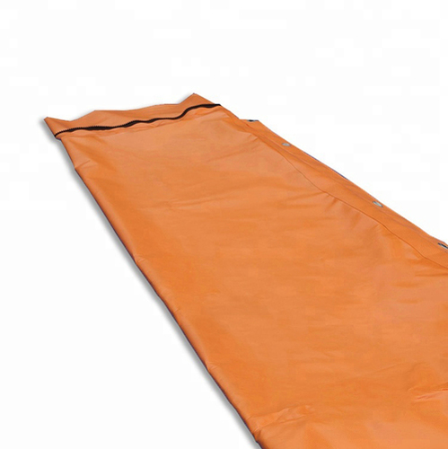 Flexible Ventilation Duct Pvc Coated Fabric Flexible Air Duct For Mining Tunnel - Color: Orange
