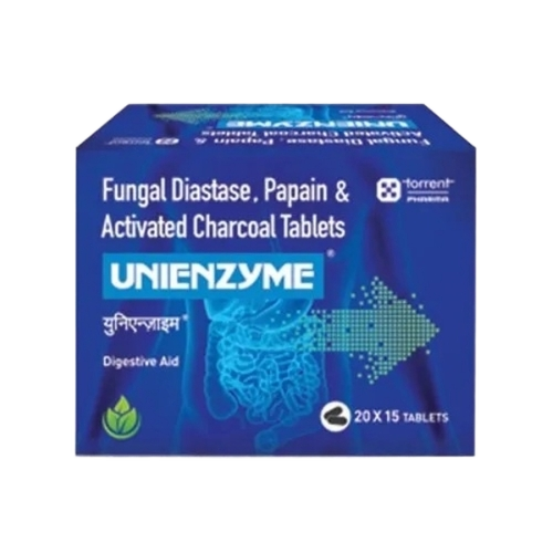 Fungal Diastase, Papain And Activated Charcoal Tablets