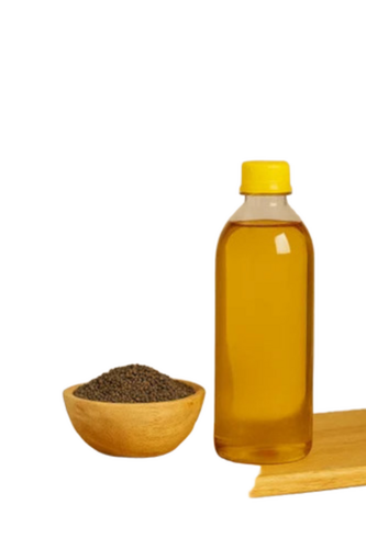 Lakadi Ghani Yellow Mustard Oil - 1 L Expeller, Plastic Bottle, Yellow | Organic, Food Grade, 100% Purity, Cooking Use
