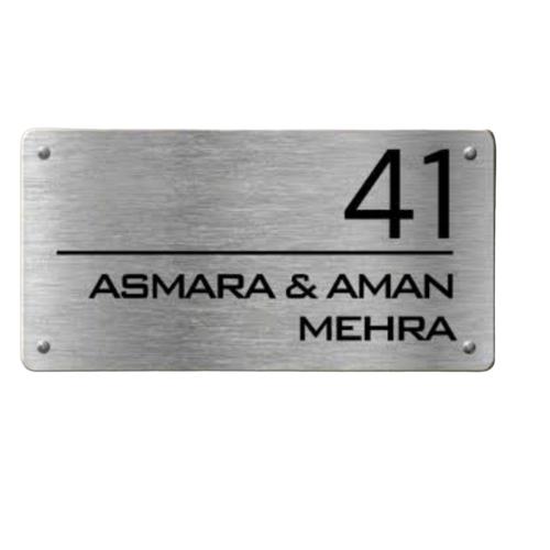 Stainless Steel Nameplate