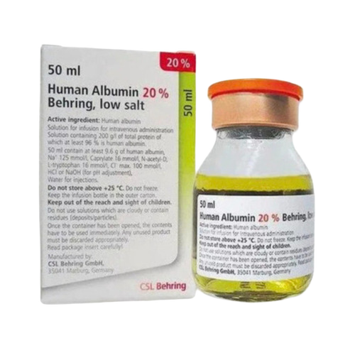 Human Albumin Behring Injection - Life Span: 3 Years