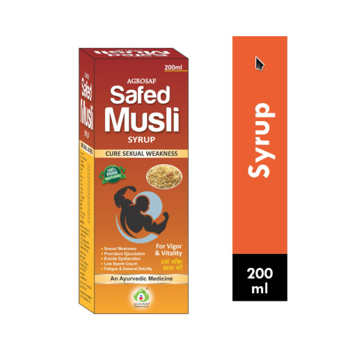 Agrosaf Safed Musli Syrup - Age Group: For Adults