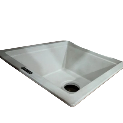Ceramic Kitchen Sink - Color: White