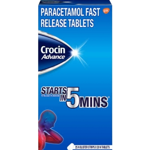 Crocin Advance Tablet By S.k. Medical Agency