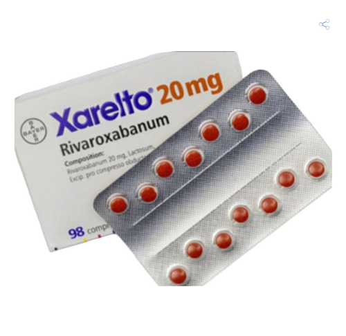 Xarelto 20Mg Rivaroxaban Tablets - Purity: 99.9%
