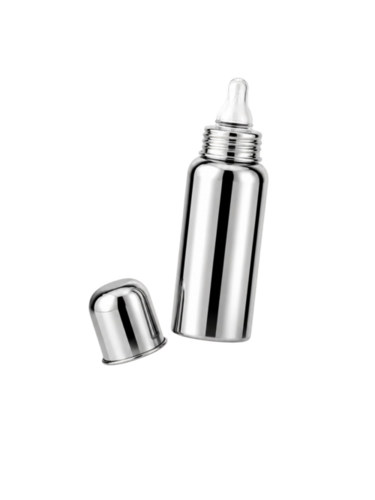 Baby Feeding Bottle - Color: Silver