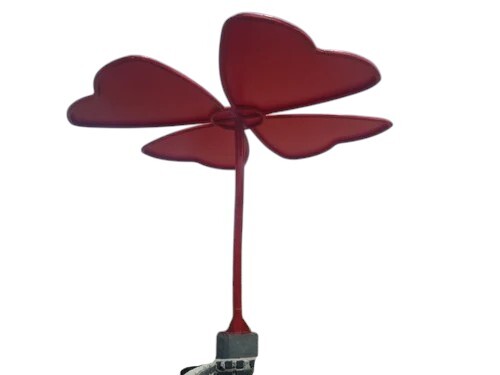 Garden Flower Tensile Structure - Color: Red