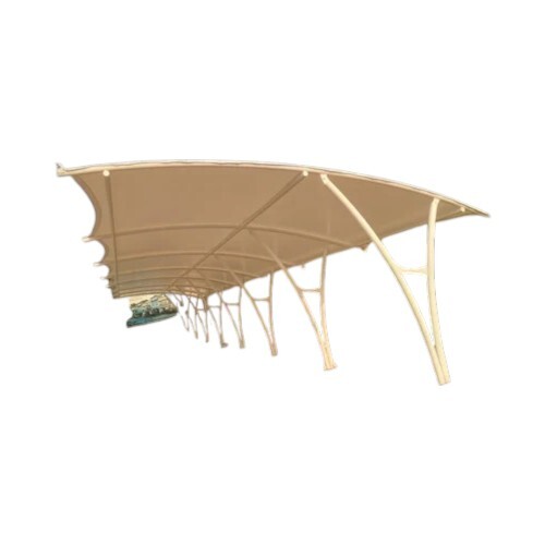 Ms Tensile Structure Car Parks - Color: White