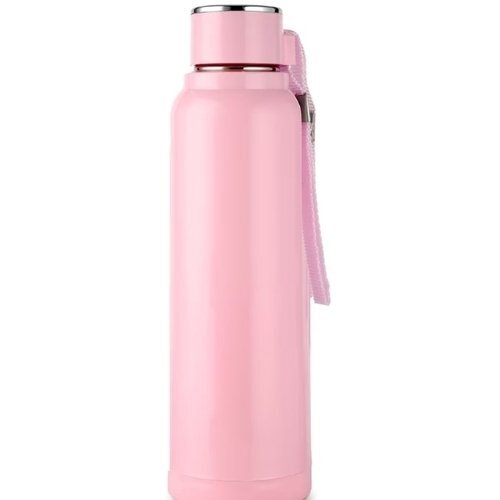 Pink Plastic Water Bottle