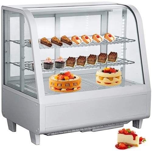 Steel Grey Cake Display Freezer