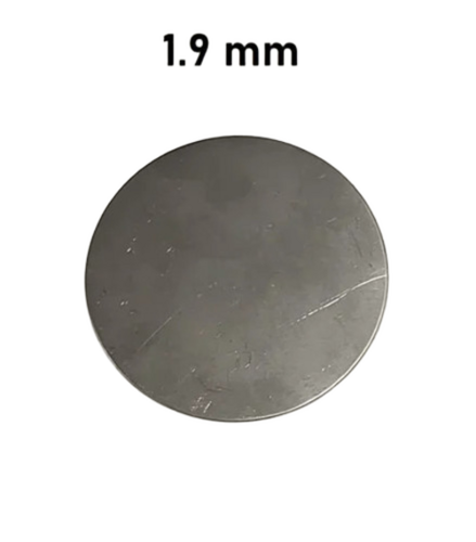 1.9Mm Stainless Steel Cutting Circle - Color: Silver
