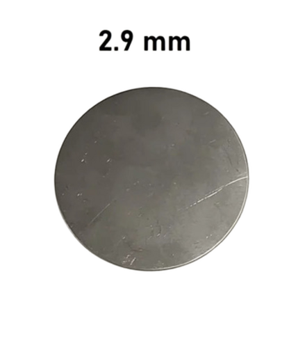 2.9Mm Stainless Steel Cutting Circle - Color: Silver
