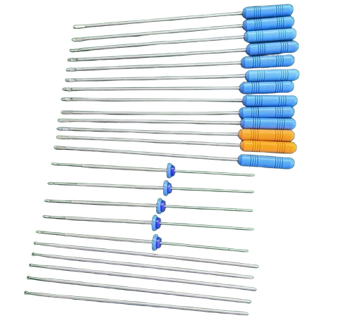 Laparoscopic Knot Pusher With 5-3mm Reducer & Knot Pusher Cutter Reusable Instruments