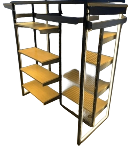 Garment Gondola Unit - Color: Black