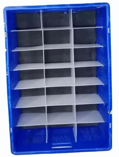 Plastic Crate With Partition