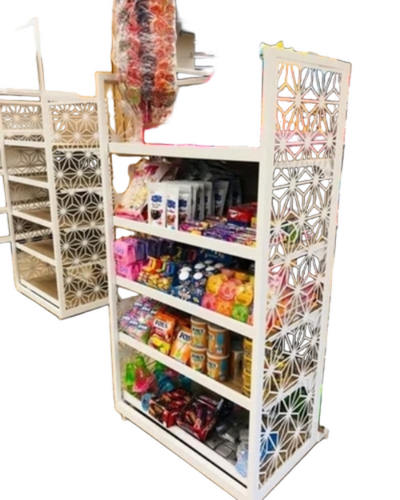 Retail Store Display Rack - Color: White