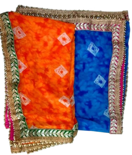 Traditional Printed Gotapatti Dupatta