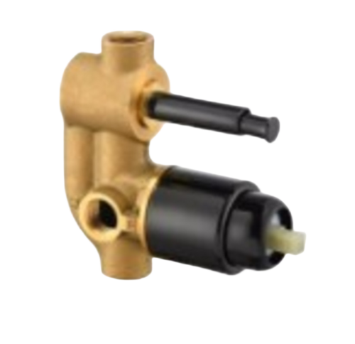 3 Inlet Concealed Diveter Body Shiny Black