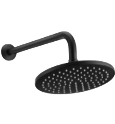 Single flow round shower 200mm (with arm 450)