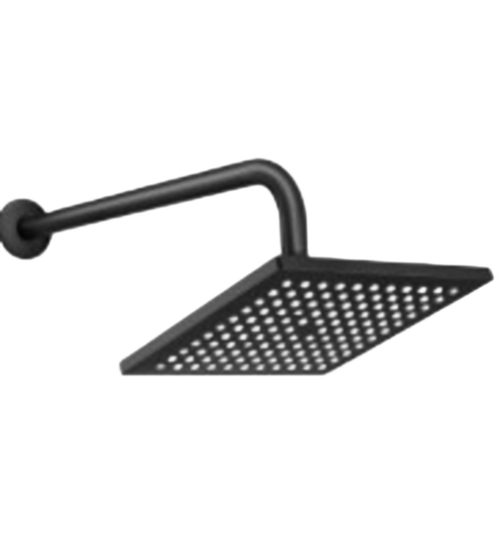 Single Flow Square Shower 200mm with Arm 450mm