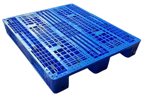 250 Kg Industrial Plastic Pallet - Color: Blue