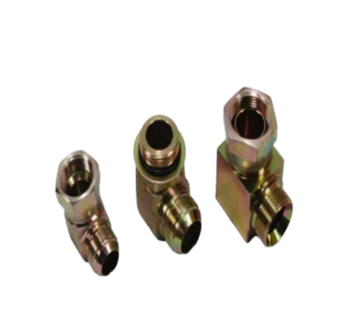 Hydraulic Male X Female Elbows - Color: Metallic