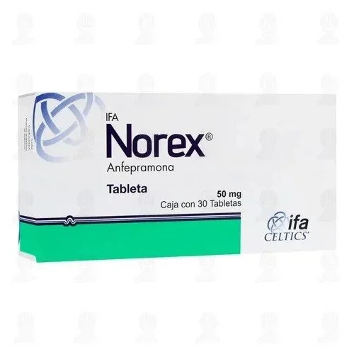 Norex Anfepramona Tablets 50 Mg - Packaging Type: Box