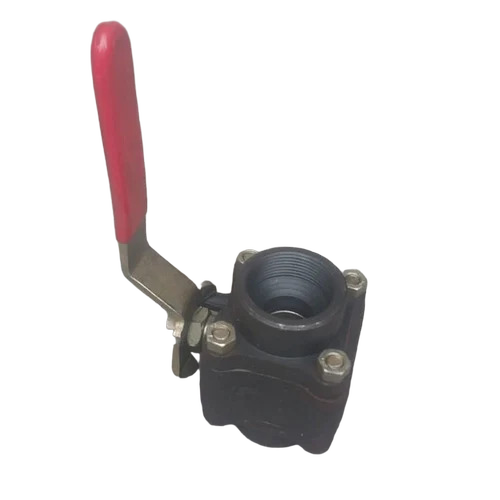 Carbon Steel Ball Valve - 1/4 Inch, 69psi, Silver | Manual Operation, Stainless Steel, Industrial Use