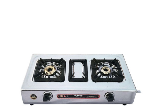Durable Stainless Steel 2 Burner Gas Stove