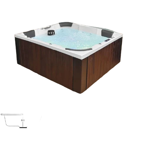 Hot Spa Acrylic Jacuzzi Bathtub