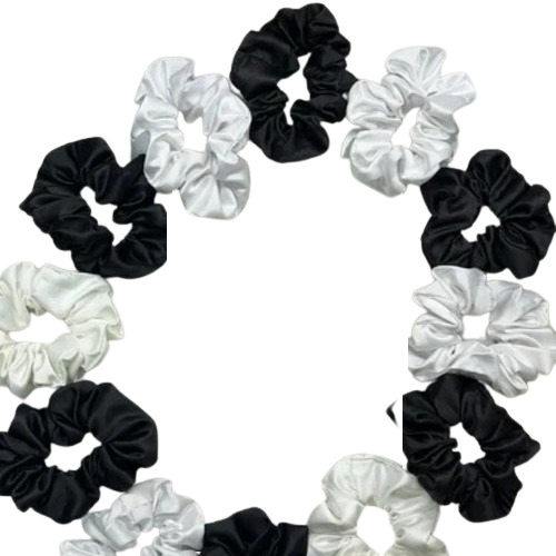 Plain Satin Hair Scrunchies