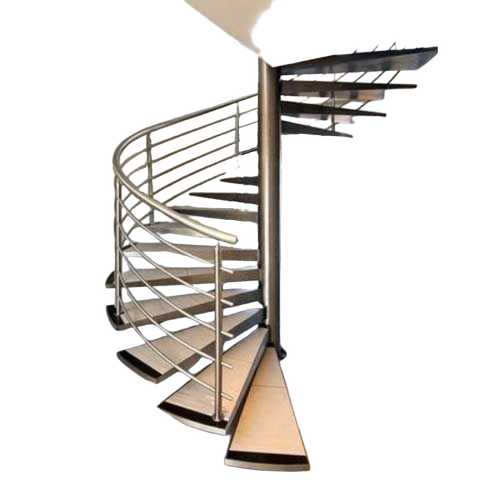 Plain Steel Spiral Railing
