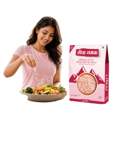 Satvik Pink Salt - Iodine: 15 Percentage ( % )