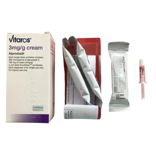 Vitaros Alprostadil 3 Mg Cream - Life Span: 2029