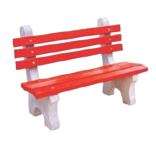 Concrete Bench With Back Rest
