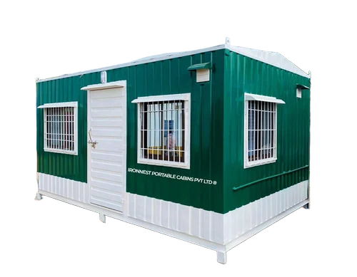 Green 20x10 Feet Portable Cabin