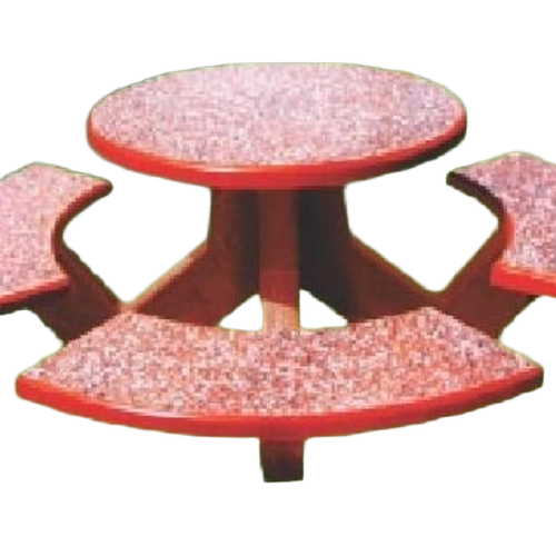 Red Concrete Benches - Application: Hotel