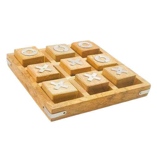 Wooden Tic Tac Toe Game - Age Group: 0 - 3 Years
