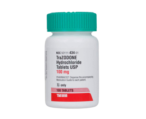 Trazodone Hydrochloride 100mg Tablets