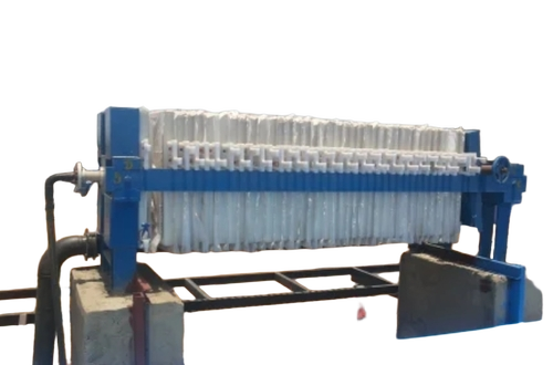 Heavy Duty Hydraulic Filter Press Machine - Color: White