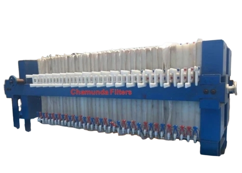 High Performance Semi Automatic Filter Press - Color: White