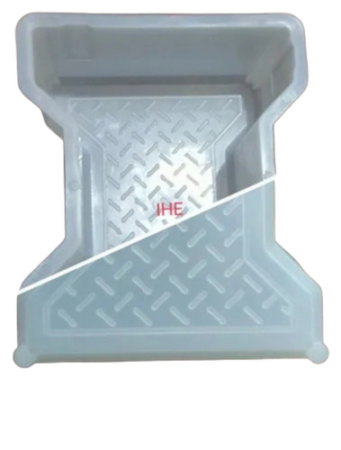 I Shape Pure Silicone Paver Mould - Color: White