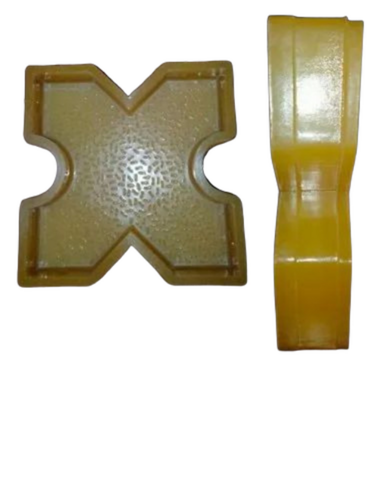 Square Paver Block Mould - Color: White