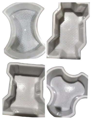 White Plastic Paver Mould - Size: Standard