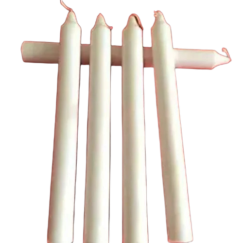 White Pillar Candle Set